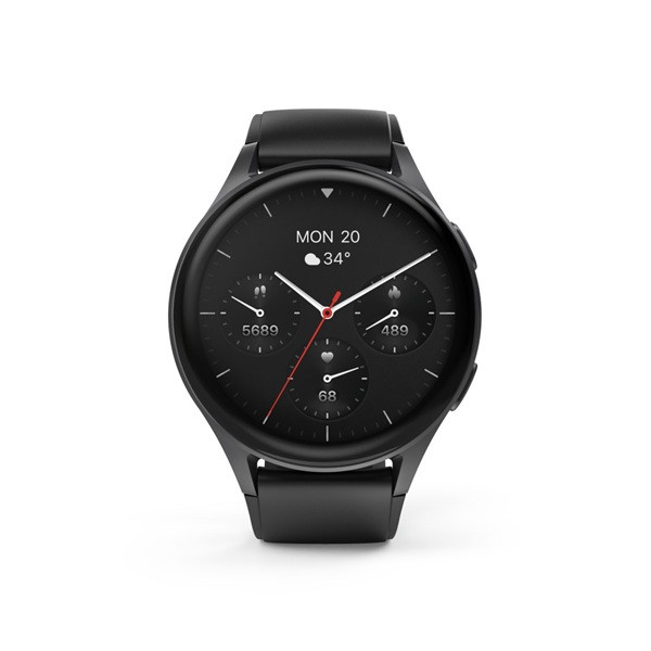 Hama Smartwatch | Hama | 8900 | 1.4” (AMOLED, GPS, Telefoonfunctie, Hartslagmeter, 100+ sportmodi, IP68, Slaapmonitor,  300 mAh batterij, Zwart) 178611 K070501304 - 1