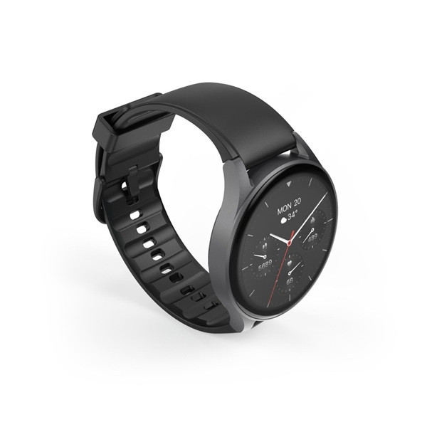 Hama Smartwatch | Hama | 8900 | 1.4” (AMOLED, GPS, Telefoonfunctie, Hartslagmeter, 100+ sportmodi, IP68, Slaapmonitor,  300 mAh batterij, Zwart) 178611 K070501304 - 4