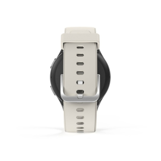 Hama Smartwatch | Hama | 8900 | 1.4” (Android en iOS, AMOLED, GPS, Telefoonfunctie, Hartslagmeter, 100+ sportmodi, Zwemmen, Slaapmonitor, 300 mAh batterij, Rond, Beige-Zilver) 178612 K070501305 - 2