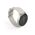 Hama Smartwatch | Hama | 8900 | 1.4” (Android en iOS, AMOLED, GPS, Telefoonfunctie, Hartslagmeter, 100+ sportmodi, Zwemmen, Slaapmonitor, 300 mAh batterij, Rond, Beige-Zilver) 178612 K070501305 - 4
