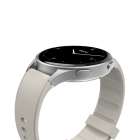 Hama Smartwatch | Hama | 8900 | 1.4” (Android en iOS, AMOLED, GPS, Telefoonfunctie, Hartslagmeter, 100+ sportmodi, Zwemmen, Slaapmonitor, 300 mAh batterij, Rond, Beige-Zilver) 178612 K070501305 - 5