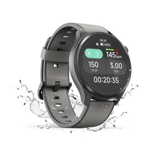Hama Smartwatch | Hama | 9000 | 1.4” (AMOLED, GPS, Telefoonfunctie, Hartslagmeter, 100 sportmodi, IP68, Slaapmonitor, 450 mAh batterij, Zwart) 178627 K070501315 - 7