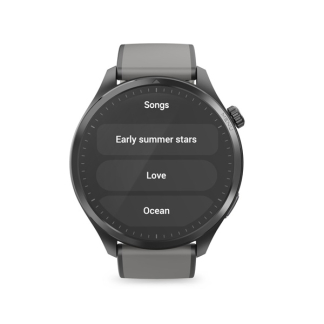 Hama Smartwatch | Hama | 9000 | 1.4” (Android en iOS, AMOLED, GPS, Telefoonfunctie, Hartslagmeter, 100 sportmodi, Zwemmen, Slaapmonitor, 450 mAh batterij, Rond, Zwart) 178627 K070501315 - 2
