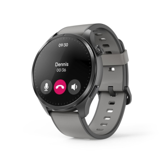 Hama Smartwatch | Hama | 9000 | 1.4” (Android en iOS, AMOLED, GPS, Telefoonfunctie, Hartslagmeter, 100 sportmodi, Zwemmen, Slaapmonitor, 450 mAh batterij, Rond, Zwart) 178627 K070501315 - 8