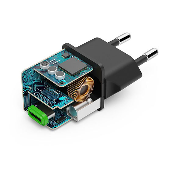 Hama USB C snellader | Hama | 1 poort (USB C, 20W, Zwart) 201984 K070501283 - 4