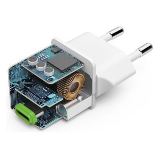 Hama USB C snellader | Hama | 1 poort (USB C, 25W, Wit) 201981 K070501280 - 4