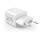 Hama USB C snellader | Hama | 2 poorten (1x USB C, 1x USB A, 20W, Wit) 201991 K070501287 - 2