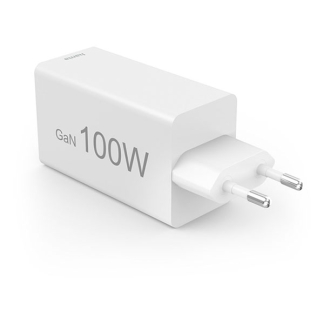 Hama USB C snellader | Hama | 3 poorten (2x USB C, 1x USB A, 100W, Wit) 201997 K070501292 - 2