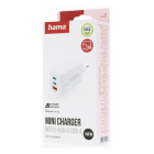 Hama USB C snellader | Hama | 3 poorten (2x USB C, 1x USB A, 100W, Wit) 201997 K070501292 - 9
