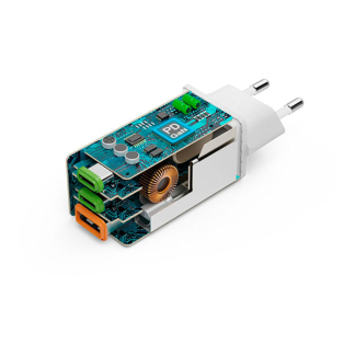 Hama USB C snellader | Hama | 3 poorten (2x USB C, 1x USB A, 65W, Wit) 201996 K070501291 - 4