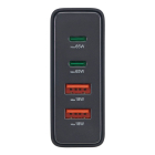 Hama USB C snellader | Hama | 4 poorten (2x USB C, 2x USB A, GaN, 65W, Zwart) 201979 K070501277 - 2