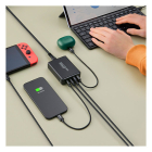 Hama USB C snellader | Hama | 4 poorten (2x USB C, 2x USB A, GaN, 65W, Zwart) 201979 K070501277 - 7
