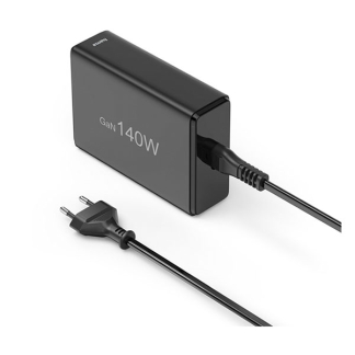 Hama USB C snellader | Hama | 5 poorten (3x USB C, 2x USB A, GaN, 140W, Zwart) 201978 K070501276 - 4