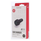 Hama USB autolader | Hama (2x USB C, 45W, Zwart) 201632 K070501211 - 2