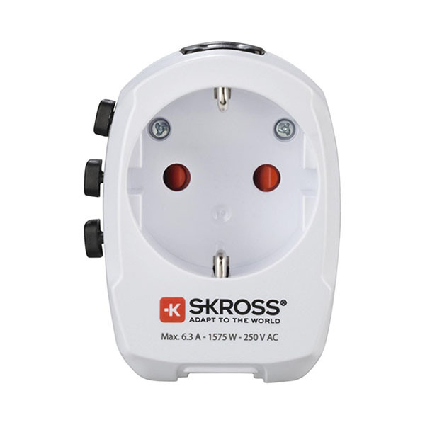 Hama Universele reisstekker met USB | Hama | World Travel Pro Light | Wereld naar Wereld (Uitschuifbaar, 2x USB A) 223474 K050801119 - 2