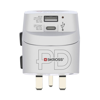 Hama Wereldstekker met USB | Hama | Pro Light AC | Type C, E en F naar Wereld (Uitschuifbaar, 1x USB A, 1x USB C) 223477 K050801118 - 3