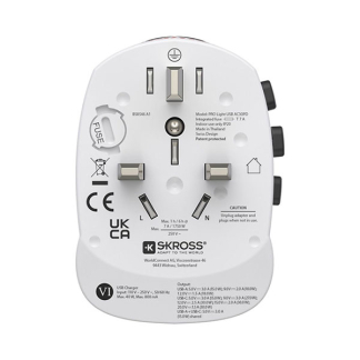 Hama Wereldstekker met USB | Hama | Pro Light AC | Type C, E en F naar Wereld (Uitschuifbaar, 1x USB A, 1x USB C) 223477 K050801118 - 5