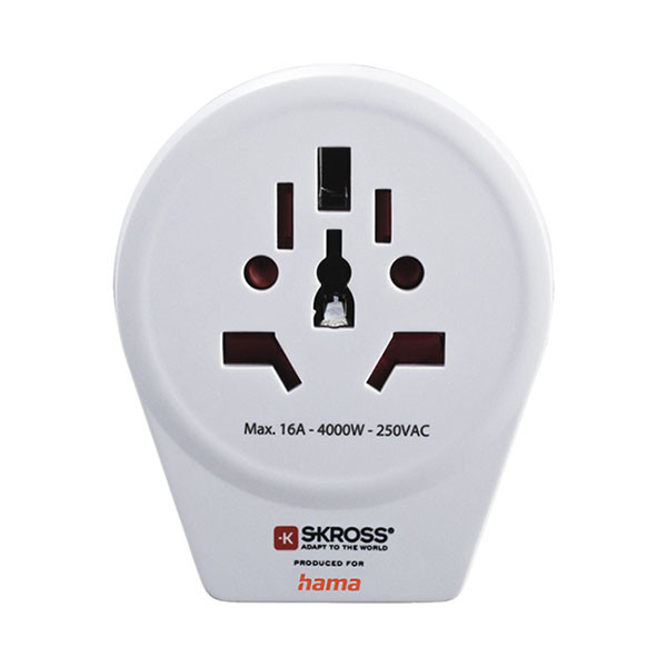 Hama Wereldstekker met USB | Hama | Wereld naar Type F (Geaard, 1x USB A) 223475 K050801122 - 2