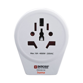 Hama Wereldstekker met USB | Hama | Wereld naar Type F (Geaard, 1x USB A) 223475 K050801122 - 2