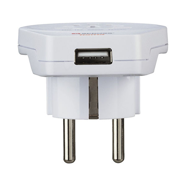 Hama Wereldstekker met USB | Hama | Wereld naar Type F (Geaard, 1x USB A) 223475 K050801122 - 3