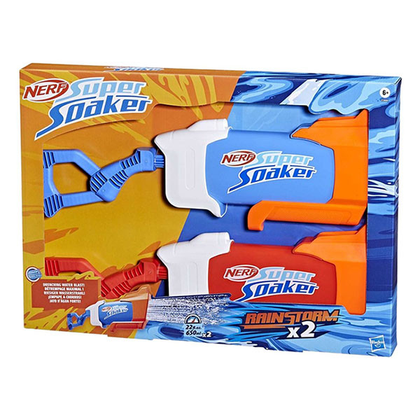 Hasbro Waterpistool | NERF | Super Soaker (Waterreservoir 650 ml, Vanaf 6 jaar, 2 stuks) 501099413018 K071000528 - 4