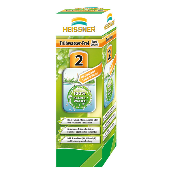 Heissner Helder vijverwater | Heissner | 250 ml (Turbo werking, Incidenteel gebruik) 3010450001 K170130032 - 2