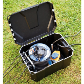 Heissner Kabelbox | Heissner | 41 x 30 x 21 cm (6 ingangen, IP64, Waterbestendig, Wateraansluiting) 3010123026 K170130105 - 3
