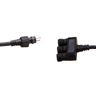 Heissner Vijver connector | Heissner | 2 Polig (Waterdicht, 3 aansluitingen, Warm wit licht, 5 m) 3010560032 K170130081 - 2
