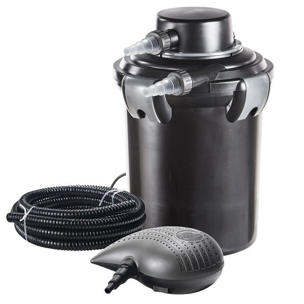 Heissner Vijver filterpomp | Heissner | 2200 ltr/u (Drukfilter, 4 m³, Korrelgrootte tot 4 mm) 3010121002 K170130020 - 1