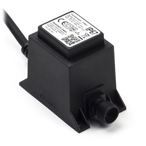 Heissner Vijver transformator | Heissner | 12 V (Spatwaterdicht, 6 W, 2 m) 3010560027 K170130104 - 1