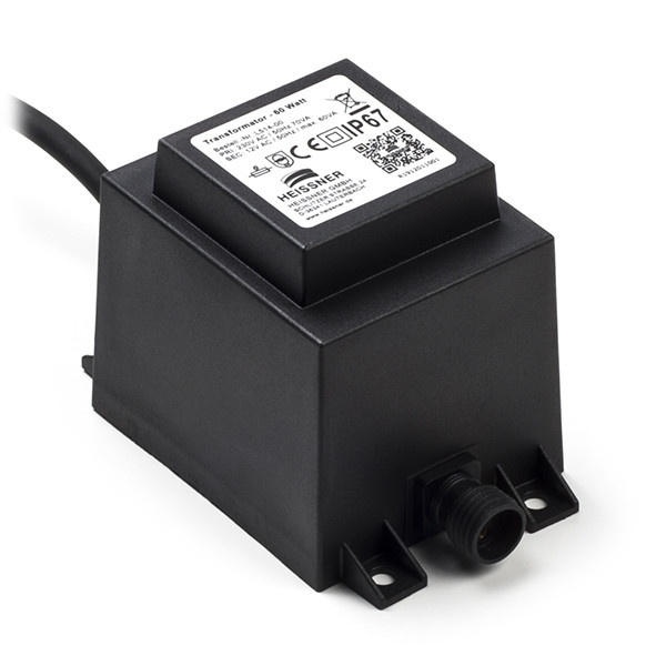 Heissner Vijver transformator | Heissner | 12 V (Spatwaterdicht, AC, 60W, 2 m) 3010560030 K170130103 - 1
