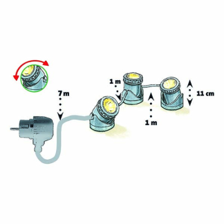 Heissner Vijverlamp | Heissner | 1.5 W (Kunststof, Veelkleurig, Onderwater, 3 stuks) 3010560009 K170130114 - 4