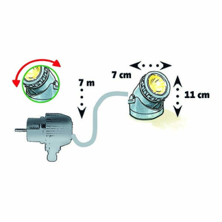 Heissner Vijverlamp | Heissner | 1.5 W (Kunststof, Warm wit, Onderwater) 3010560001 K170130113 - 3