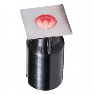 Heissner Vlonder spot | Heissner | 3 W (RVS, RGB licht, Vierkant) 3010560047 K170130119 - 1