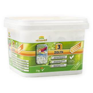Heissner Zeoliet met opstartbacteriën | Heissner | 3 kg (Max. 6000 liter, Visvriendelijk, Herbruikbaar) 3010450010 K170130055 - 1