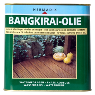 Hermadix Bangkirai olie | Hermadix | 2.5 liter (Naturel, Mat, Hardhout, Waterbasis) 25.891.02 K180107208 - 