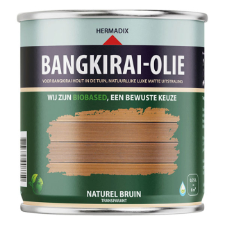 Hermadix Bangkirai olie | Hermadix | 750 ml (Naturel bruin, Mat, Hardhout, Waterbasis) 25.891.01 K180107207 - 1