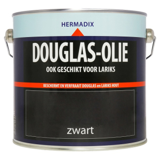 Hermadix Douglas olie | Hermadix | 2.5 liter (Zwart, Mat, Waterbasis) 25.898.02 K180107212 - 