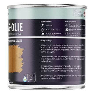 Hermadix Douglas olie | Hermadix | 750 ml (Naturel, Mat, Waterbasis) 25.895.01 K180107209 - 2