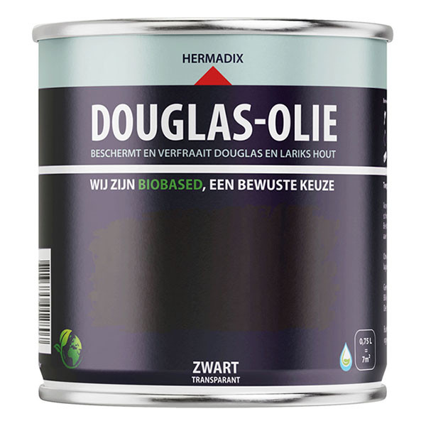 Hermadix Douglas olie | Hermadix | 750 ml (Zwart, Mat, Waterbasis) 25.898.01 K180107211 - 1