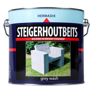 Hermadix Houtbeits | Hermadix | 2.5 liter (Greywash, Steigerhout, Waterbasis) 25.226.02 K180107202 - 