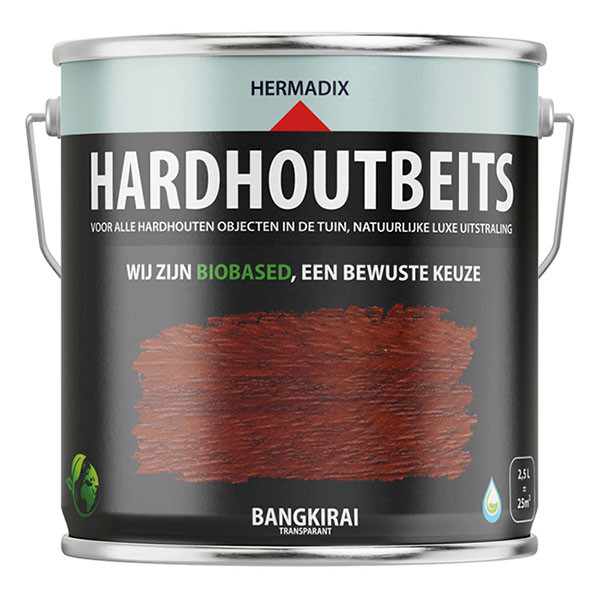 Hermadix Houtbeits | Hermadix | 2.5 liter (Zijdeglans, Hardhout, Waterbasis) 25.846.82 K180107200 - 1