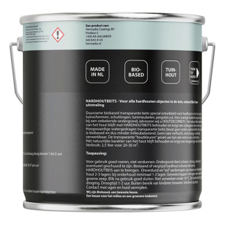 Hermadix Houtbeits | Hermadix | 2.5 liter (Zijdeglans, Hardhout, Waterbasis) 25.846.82 K180107200 - 2