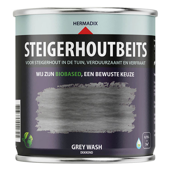 Hermadix Houtbeits | Hermadix | 750 ml (Greywash, Steigerhout, Waterbasis) 25.226.01 K180107201 - 1