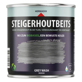 Hermadix Houtbeits | Hermadix | 750 ml (Greywash, Steigerhout, Waterbasis) 25.226.01 K180107201 - 1
