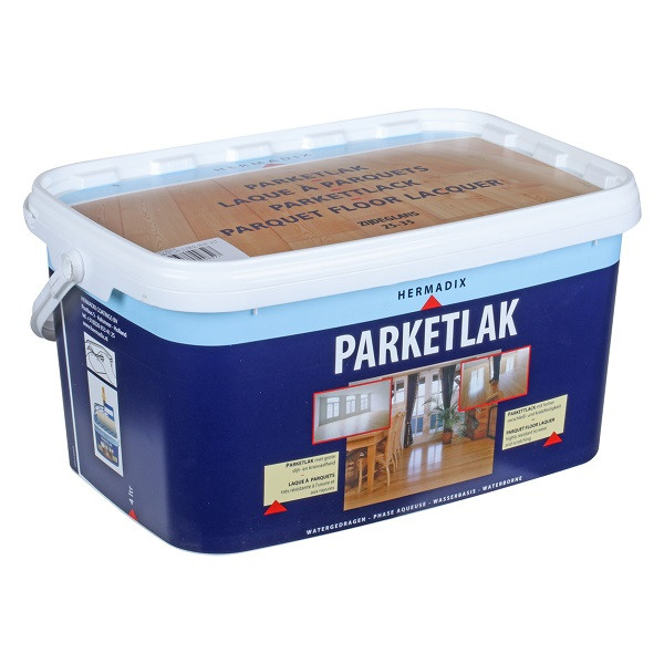 Hermadix Parketlak | Hermadix | 4 liter (Blank, Zijdeglans, Waterbasis) 25.740.04 K180107188 - 1