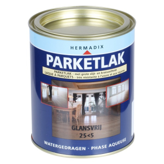 Hermadix Parketlak | Hermadix | 750 ml (Blank, Glansvrij, Waterbasis) 25.744.01 K180107185 - 