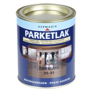 Hermadix Parketlak | Hermadix | 750 ml (Blank, Zijdeglans, Waterbasis) 25.740.01 K180107189 - 