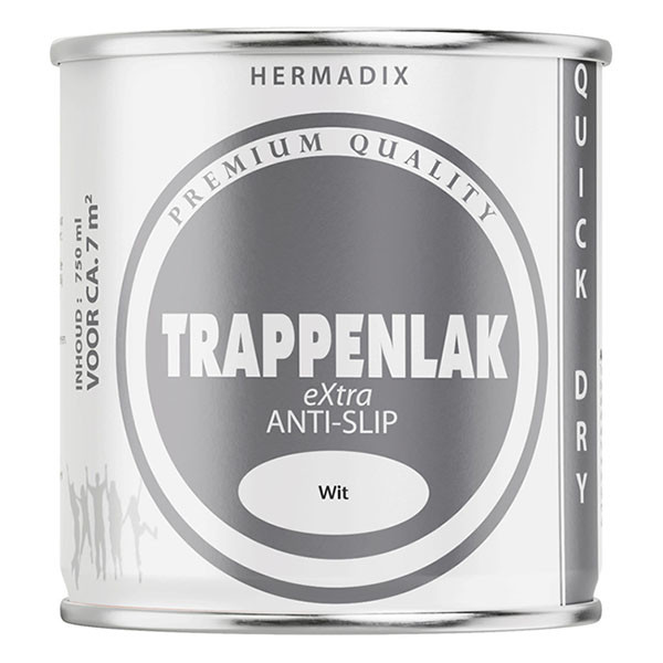Hermadix Traplak | Hermadix | 750 ml (Wit, Zijdeglans, Waterbasis) 25.778.01 K180107192 - 1