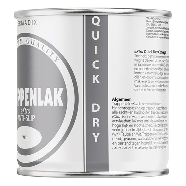 Hermadix Traplak | Hermadix | 750 ml (Wit, Zijdeglans, Waterbasis) 25.778.01 K180107192 - 2